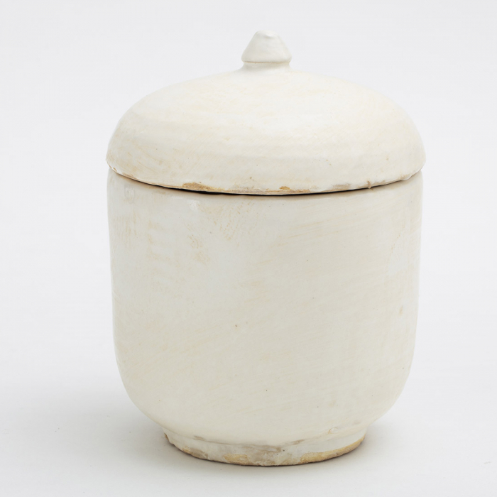 Pot mit Deckel Witny in offwhite von Flamant - Large